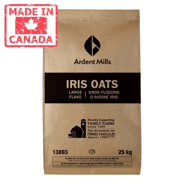 Ardent Mills Large Flake Iris Oats, Cereal | 25KG/Unit, 1 Unit/Case