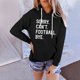 thumbnail image 2 of Gibobby Sudadera de mujer, Sudadera de manga larga casual con estampado de corazón y bolsillo para mujer(Negro,G), 2 of 5