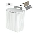 thumbnail image 1 of Mountable Indoor Compost Bucket Compact Portable for Office Cupboard Kitchen White 9L, 1 of 8