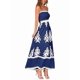 thumbnail image 2 of Vestido de Tirantes Finos con Estampado Floral y Bolsillos, Azul Marino, Talla S, 2 of 7