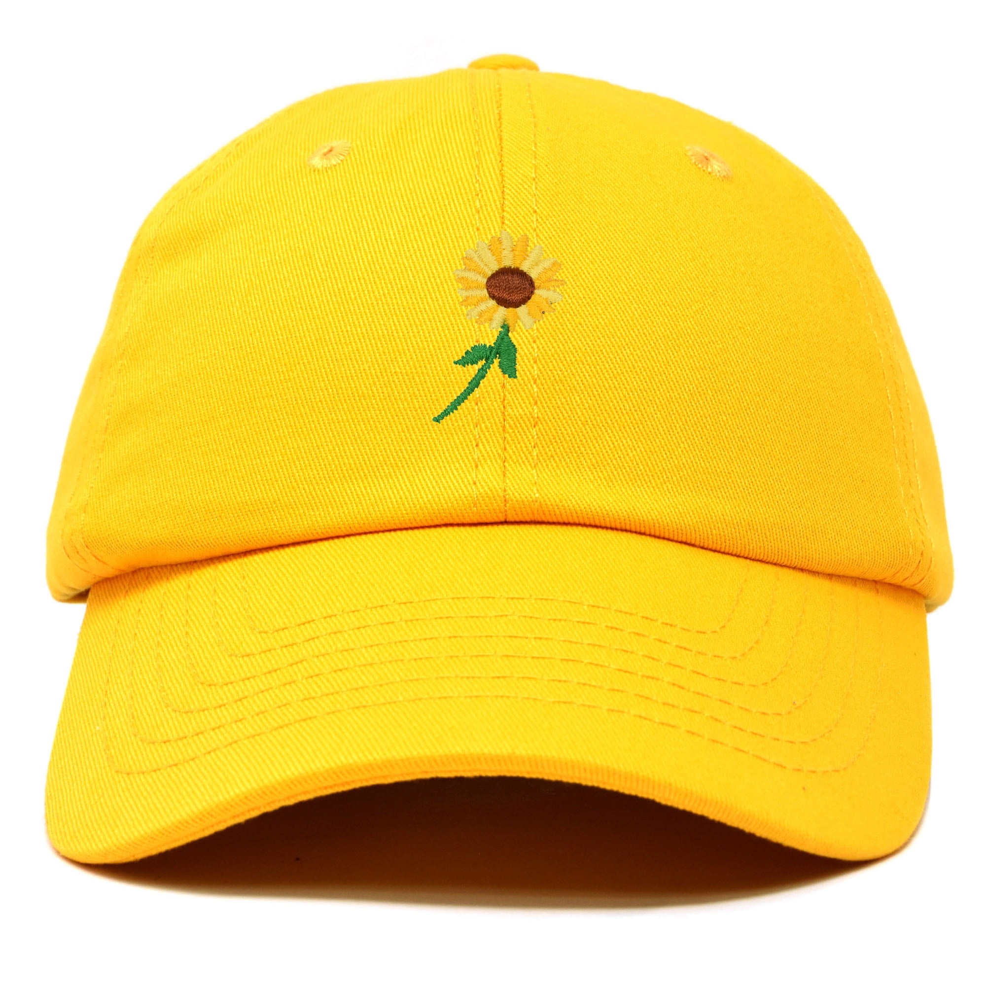 DALIX - DALIX Sunflower Hat Womens Floral Baseball Cap in Gold ...