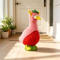 thumbnail image 4 of Sruoe Highlands Cattle Porch Goose Outfits, 23 Inch Porch Goose Clothes, Goose Clothes Dress, Duck Sculpture Clothes for Lawn Statue Cement Statue Yard Patio Party Decoration, 4 of 6