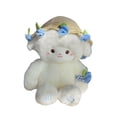 thumbnail image 4 of Muñeco de peluche de oveja, figura decorativa, adorable peluche para usar en casa. Azul, 4 of 9