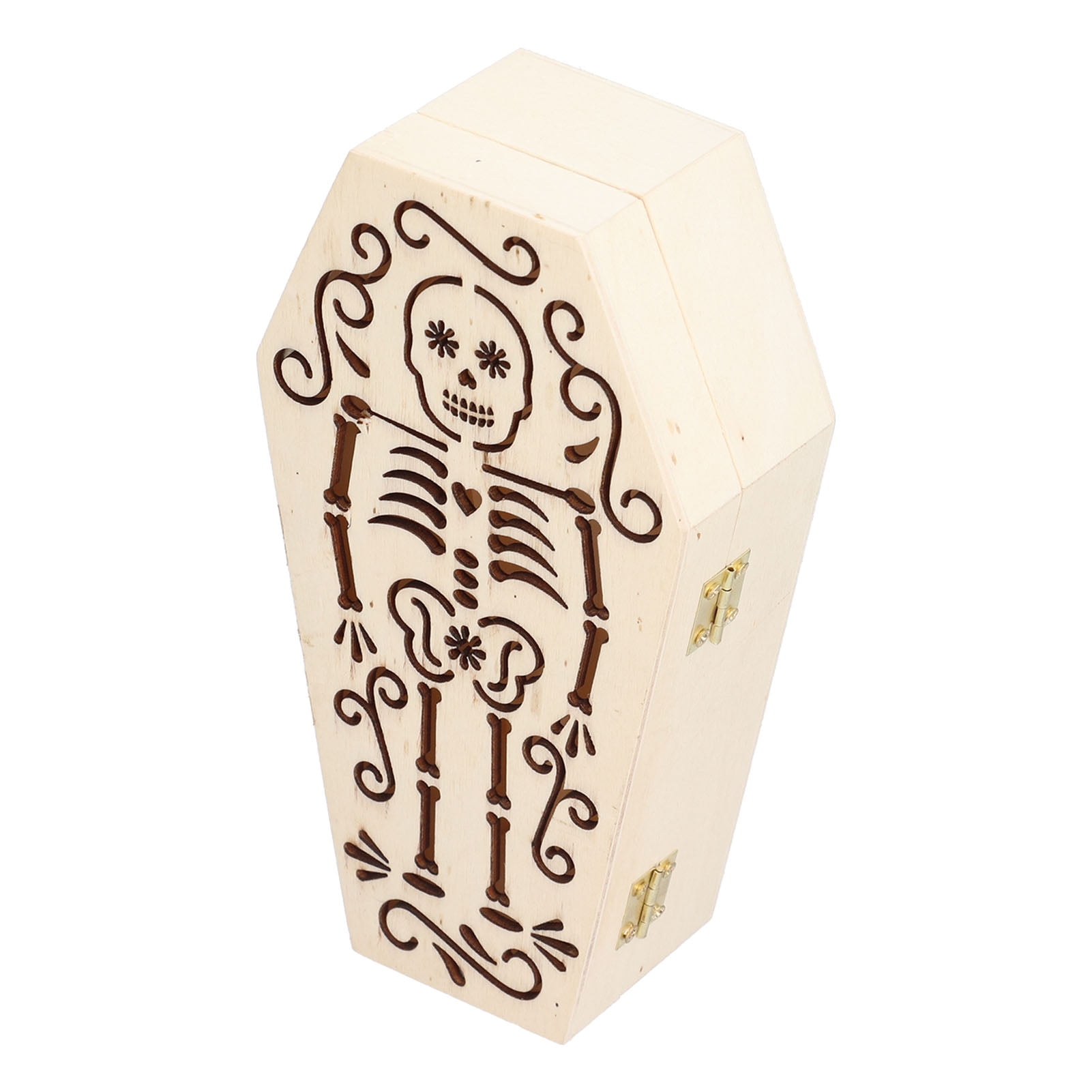 Hamster Funeral Box, Small Exquisite Gothic Style Wooden Unique Pet Burial Coffin For Small Pets