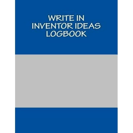 write in inventor ideas logbook blank books you can write in