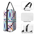 thumbnail image 3 of XMXT Large Capacity Makeup Pouch Bag, Geometric Colorful Designs Make Up Storage Bag Cosmetic Travel Toiletry Bags for Women Men, One Size, 3 of 9