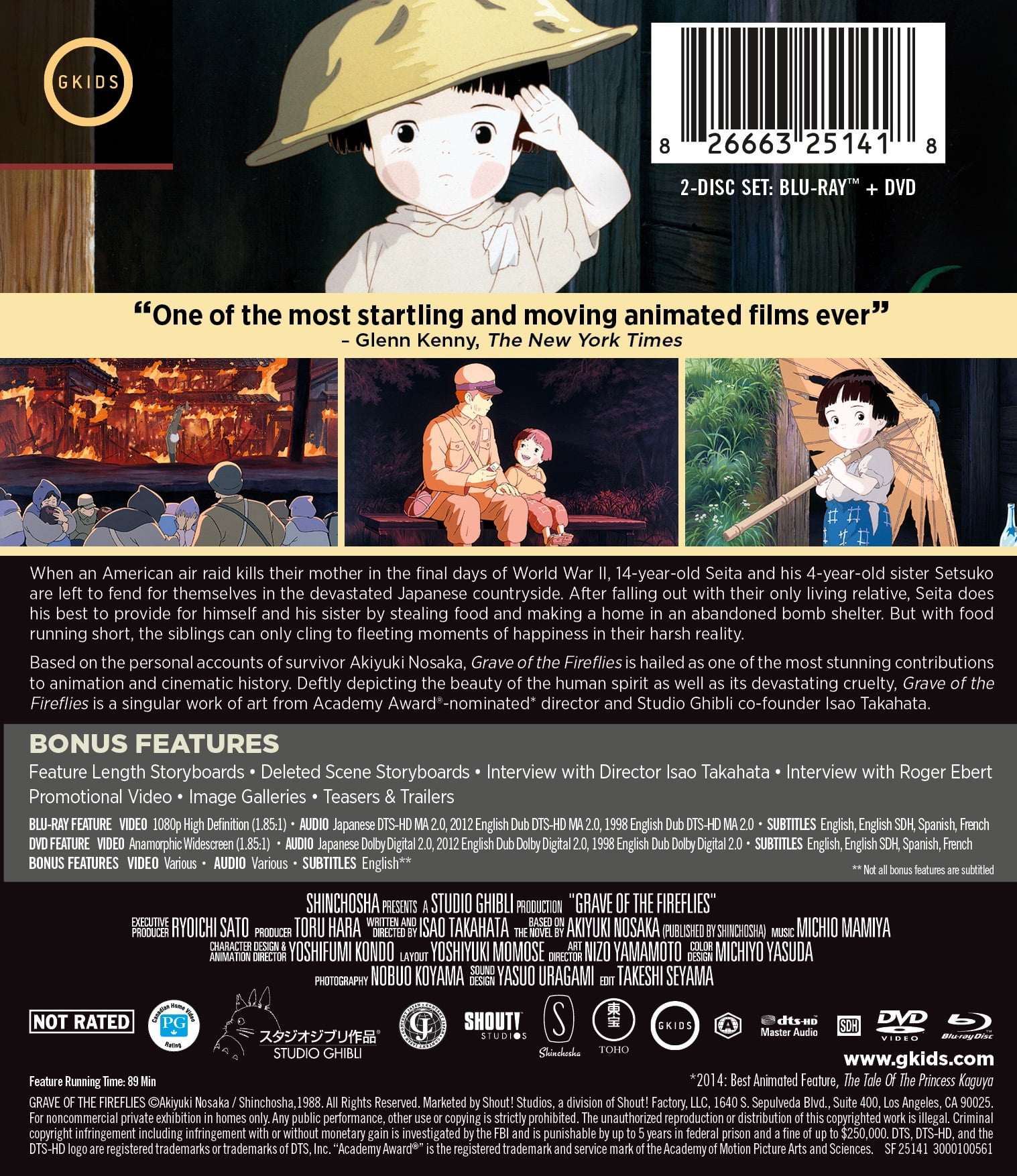 Grave of the Fireflies - Walmart.com