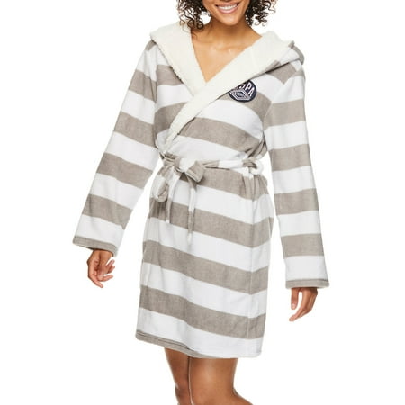 U.S. Polo Assn. Women's Plush Super Soft and Warm Fleece Pajama Lounge Bath Robe