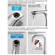 thumbnail image 5 of Wosthever Extensión de grifo de agua a prueba de fugas, a prueba de salpicaduras, 2 engranajes, repuesto ajustable, extensor de grifo Accesorios de baño, 5 of 6
