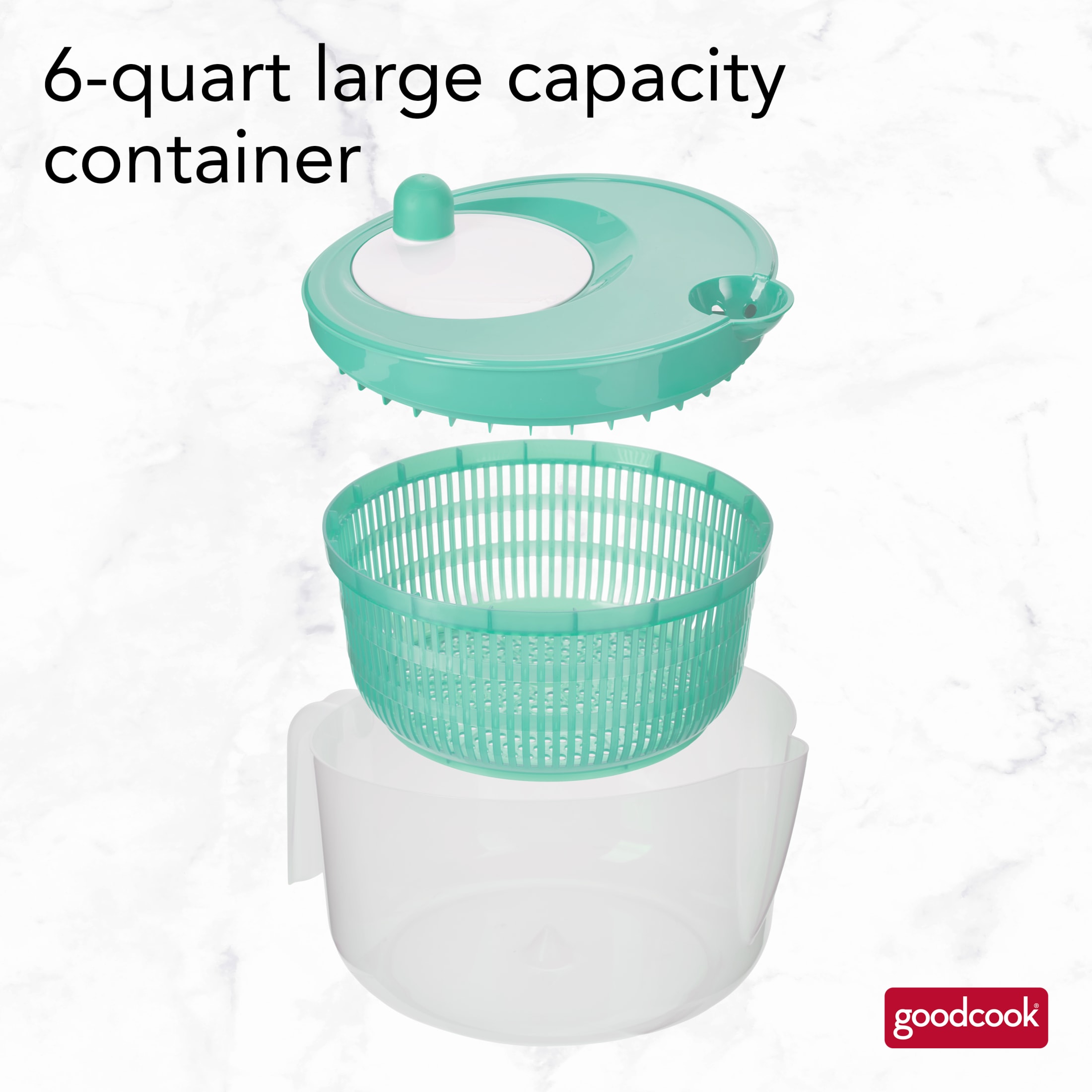 GoodCook Pro Salad Spinner, 6-Quart photo 2