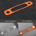 thumbnail image 2 of Embellecedor adhesivo para el marco de la luz de lectura del coche, compatible con Model 3 y Model Y (2023-2018), cubierta del panel de la luz interior delantera., 2 of 5