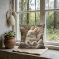 thumbnail image 4 of Rijanmt Easter Realistic Fluffy Bunny Comfort Pillow Case,Easter Throw Pillow Case With Flower Bunny And Eggs,Pillowcase Square Cushion Covers For Sofa Bed Couch,Spring Home Decor,17.71*17.71",C, 4 of 6