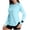 Light Blue, variant on Women's Long Sleeve Shirts UPF 50+ Sun Protection Crew Neck Shirts for Hiking Fishing Workout Ice Slik Rash Guard