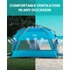 thumbnail image 5 of Carpa de playa OutdoorMaster Ocracoke Coast para 4 personas UV 50+, 5 of 8