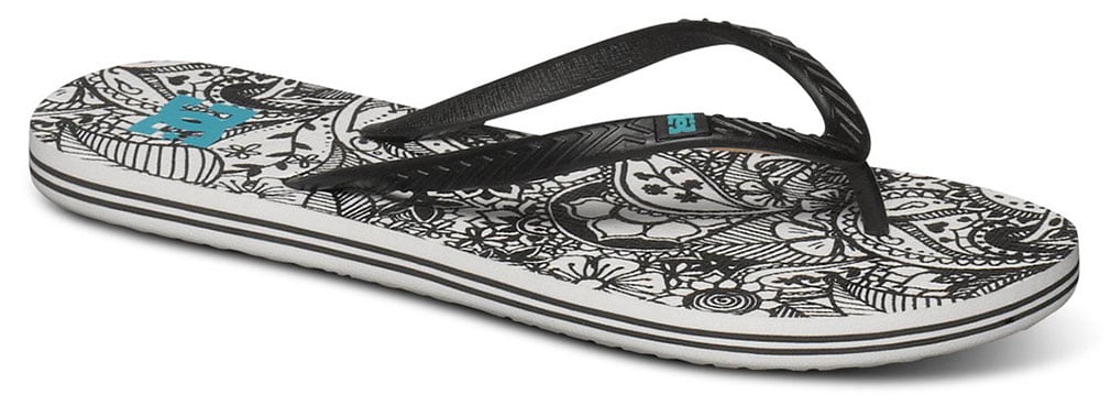 dc flip flops womens