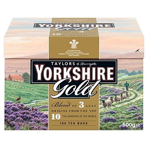 Taylors of Harrogate, Yorkshire Gold, 160-Count, Black Tea Bags