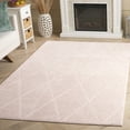 thumbnail image 2 of SAFAVIEH Revive Lorrin Diamond Polyester Area Rug, Pink, 8' x 10', 2 of 7
