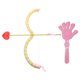 thumbnail image 1 of KAKOWELY 1 juego de arco y flecha de Cupido, disfraz de Cupido, aplausos de mano, accesorios para fiesta de San Valentín, 1 of 5