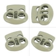 thumbnail image 3 of Verrou à Cordon à Ressort en Métal, Conception Ergonomique à Ressort Verrous à Cordon en Métal 30 Pcs Antirouille et Léger en Alliage de Zinc à Double Trou Butée à Bascule à Ressort, 3 of 8
