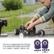 thumbnail image 3 of Ruedas de goma Modelo Modelo Crawler Rim Kit Accedentes de actualización de la pieza Reemplazo de accesorios para WPL C14 C24 C34 B14 B16 Púrpura 4 piezas Inevent FN010038-04, 3 of 6
