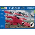 thumbnail image 2 of Fokker DR. I Manfred von Richthofen (04744) 1:28 Scale Airplane Plastic Model Kit, 2 of 5