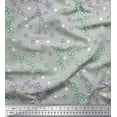 thumbnail image 1 of Soimoi Polyester Crepe Fabric Flower Artistic Print Fabric by The Yard 52 Inch Wide, 1 of 3