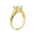 thumbnail image 3 of 1 CT Princess Cut Diamond Solitaire Engagement Ring 14k Yellow Gold, 3 of 3