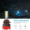 thumbnail image 3 of FlyFlise 2PCS 9005 LED Motorcycle Headlights 6000K 6000LM Super Bright Waterproof LED Car, 3 of 7