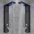 thumbnail image 4 of Senlesen LED Shower Panel Tower Massage Body Jets System Rain&Waterfall Stainless Steel, 4 of 12