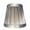 Silver, variant on CoreLiving Clip-On Lamp Shade - Small 5x5x3 Inch Pleated Fabric Bell Shape, Silver Replacement Shades for Table Floor Wall and Chandelier Bulbs, Nightstand Living Room Decor