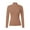 Rose Gold, variant on Women Fashion Long Sleeve Turtleneck Solid Color Sweater Sheep Sweaters for Women Loose Knit Pullover Top Red XXL