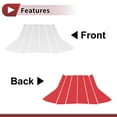 thumbnail image 3 of Pegatina Antirrayaduras para el Pilar de la Ventana de la Puerta Unique Bargains Cubierta de los Postes del Pilar para Ford Bronco Sport 2021-2023 Tono Plateado Frontal Trasero Izquierdo Derecho 6 Pcs, 3 of 6