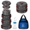 thumbnail image 1 of Juego de utensilios de cocina Bulin Camping, ligero, para senderismo en familia, 1 of 8