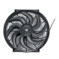 thumbnail image 2 of SCITOO 14inch Slim Push Pull Electric Radiator Condenser Cooling Fan 12V Mount Kit Plastic Black Universal, 2 of 4