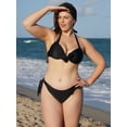 thumbnail image 2 of RELLECIGA Women's Push Up Bikini Top Knot Front Underwire Bathing Suit, 2 of 9