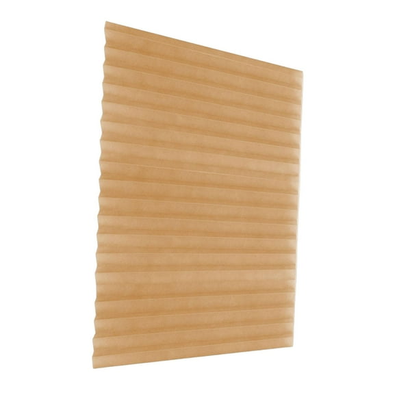 Cortinas temporales para ventanas, sin taladro, inalámbricas, con elevación, transpirables, de tela no tejida, despegables y adhesivas, para sala de Marrón L
