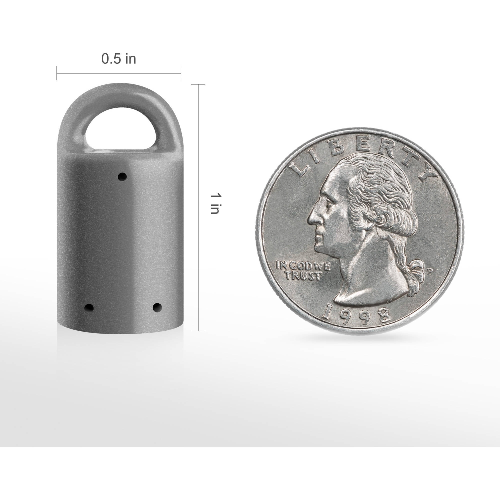 MagnetPal 3 Pack of Magnets - Gray