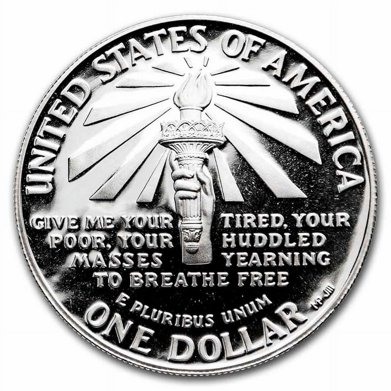 Statue of Liberty Commemorative 1986 P 90% Silver Dollar BU Uncirculated $1  Coin