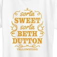 thumbnail image 3 of Yellowstone - Sorta Sweet Sorta Beth Dutton - Women's Short Sleeve Graphic T-Shirt, 3 of 6