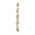 thumbnail image 2 of Paquete de 2 Guirnaldas de Glicinias de Seda: Enredaderas de Flores Artificiales con HojasPink MNFD, 2 of 6