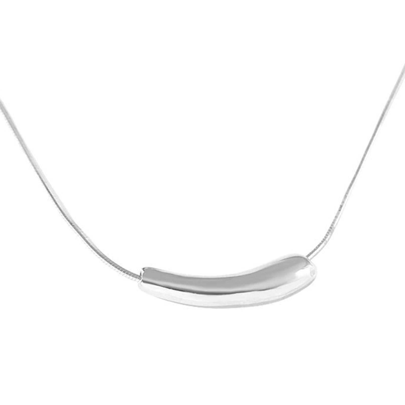 Details about   925 Silver Clavicle Necklace Faith Pendant Platinum-Clad Exquisite Gift Box 