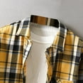thumbnail image 6 of DxhmoneyHX Men's Flannel Shirts Button Down Regular Fit Long Sleeve Plaid Flannel Shirts Casual lightweight Shirts Jacket, 6 of 8