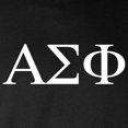 thumbnail image 3 of CafePress - Alpha Sigma Phi Greek Letters White Long Sleeve T Shirt - Long Sleeve Dark T-Shirt, 3 of 4