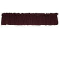 thumbnail image 4 of Solid Poplin Window Valance 58" Wide Burgundy, 4 of 4