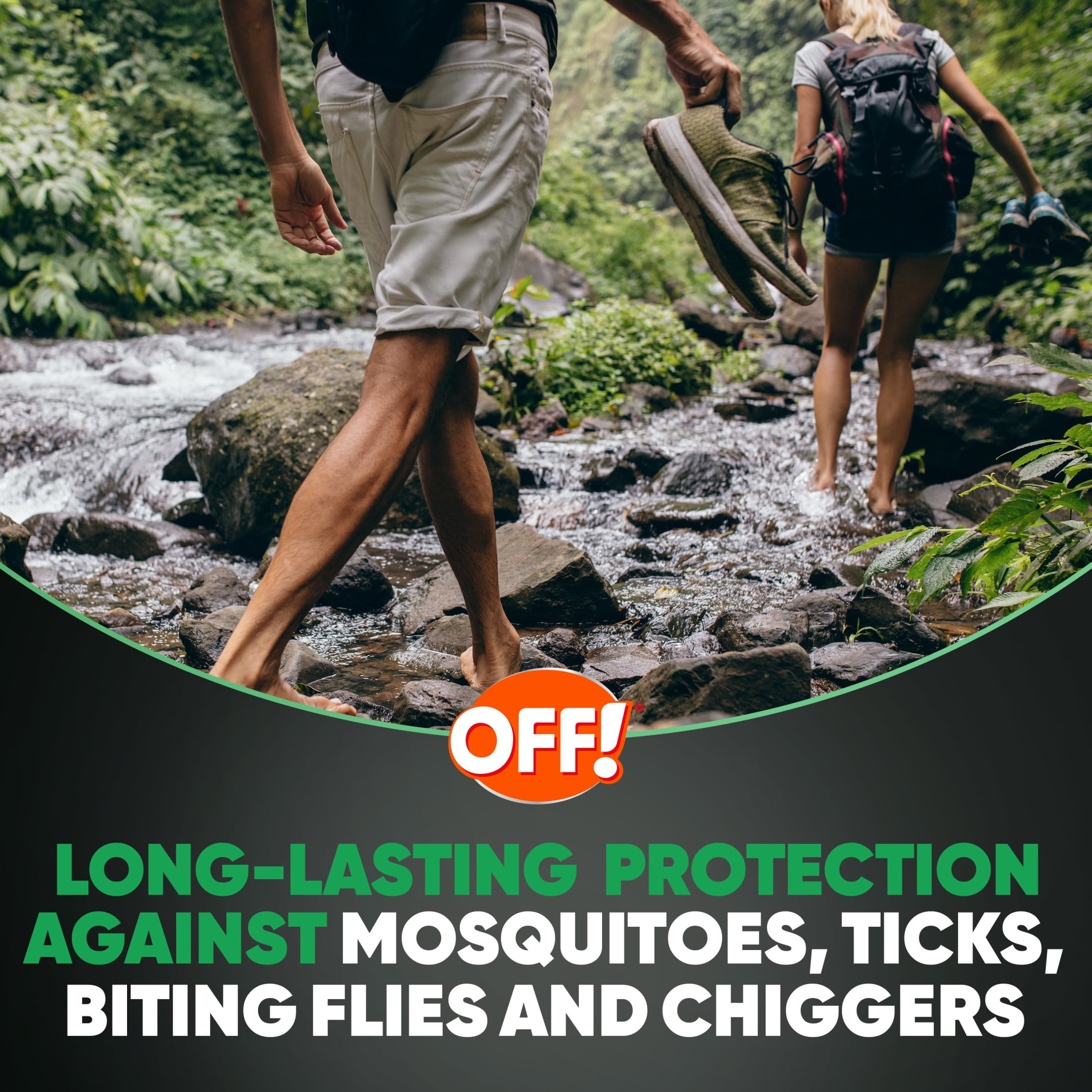 OFF! Deep Woods Sportsmen 25% Deet Insect Repellent II, Mosquito Bug Spray, Bonus Size, 9 oz