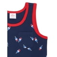 thumbnail image 4 of Way to Celebrate Toddler Boy Patriotic Americana Americana Tank, Sizes 12M-5T, 4 of 5