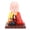 Red, variant on Solar Little Monk Ornament Funny Shaking Head Decorative Statue Light Sensor Zen Figurine for Vehicle Dash Board and Office Desk Yellow Car Interior 3.0 x 3.0 x 3.5 inches / 7.5 x 7.5 x 9.0 cm