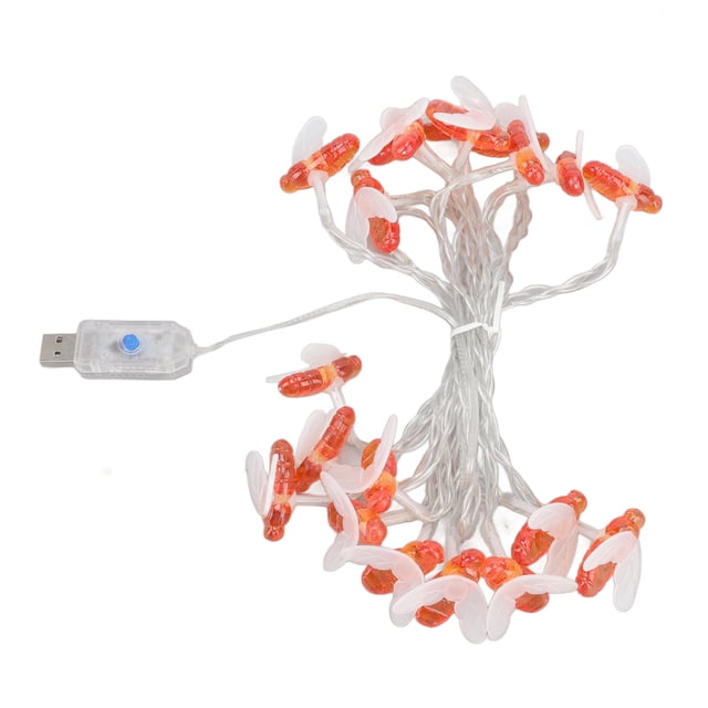String Lights, Warm White 3 Meter 20 LEDs Waterproof Fairy String Lights For Garden