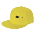 thumbnail image 1 of ZICANCN Abstract Guitar Patterns Baseball Caps, Trucker Hats for Men And Women, Adjustable Breathable Flat Caps, Yellow, 1 of 6