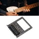 thumbnail image 5 of Placa De Puente De Guitarra Eléctrica, Puente De Sillín De Guitarra, Espaciado De Cuerdas De 10,5mm, Piezas De Repuesto De Guitarras Eléctricas Talladas En Negro, 5 of 8
